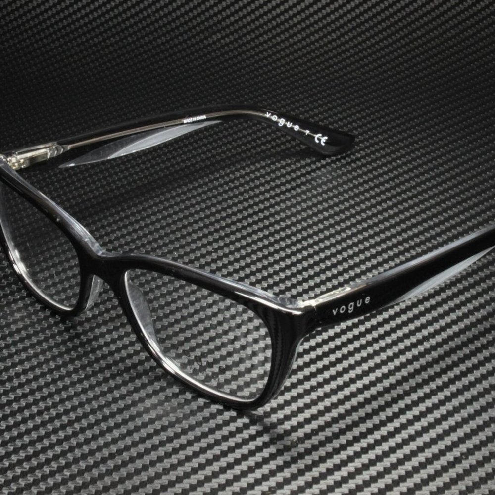 Vogue Women's Black Transparent Eyeglasses! - Picture 1 of 4